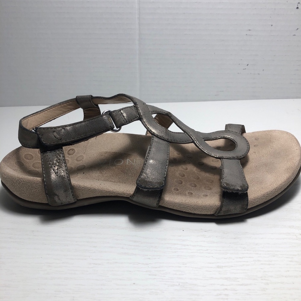 Vionic Womens Rest Jodie Sandal Pewter Size 7 Comfort